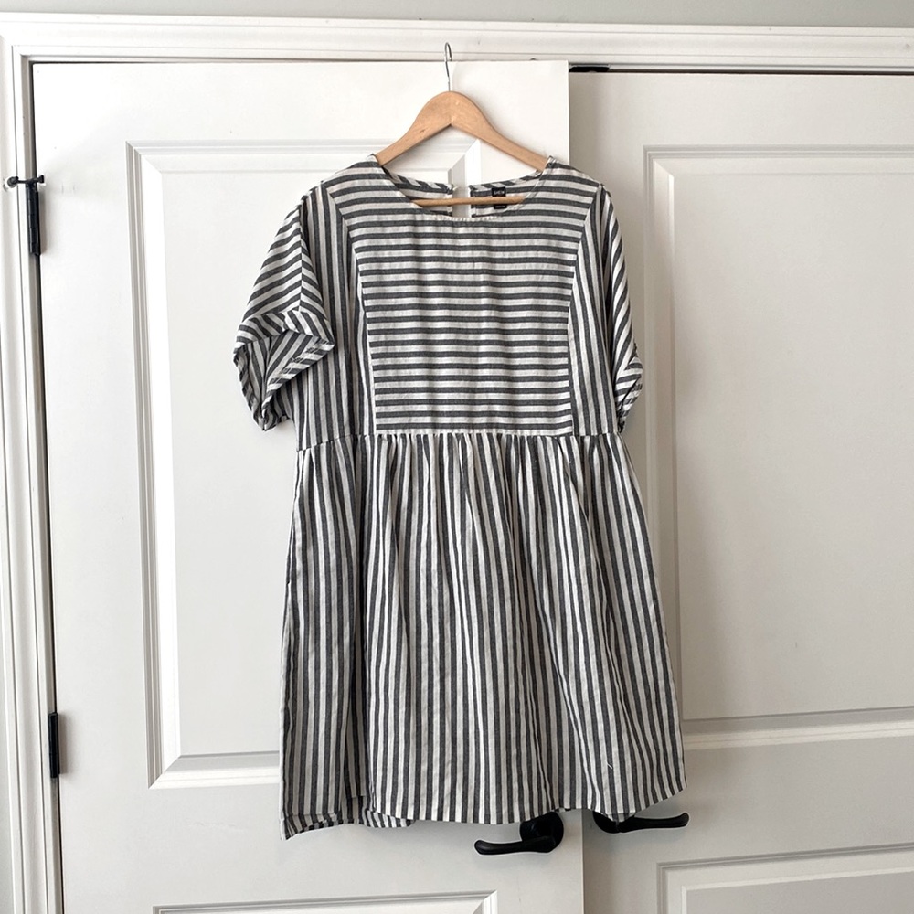 Shein Plus Striped Dress with pockets
